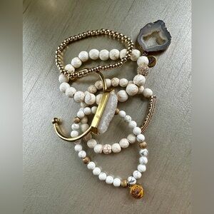 Kinsley Armelle bracelet stack